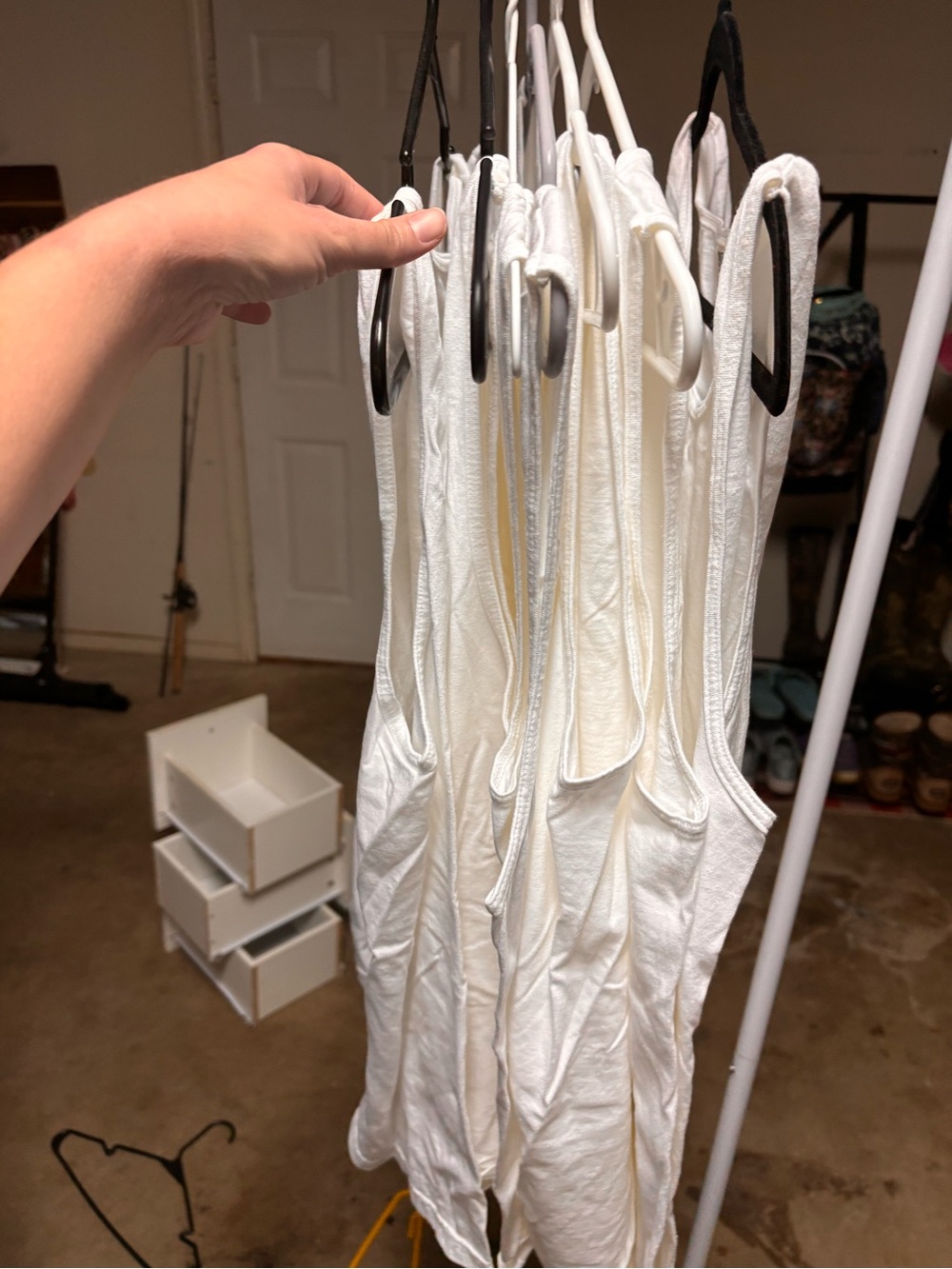 7 White CC tanks